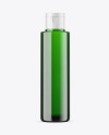 Green Cosmetic Bottle Mockup