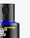 Blue Cosmetic Bottle Mockup