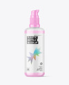 Clear Airless Bottle Mockup