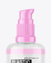Clear Airless Bottle Mockup