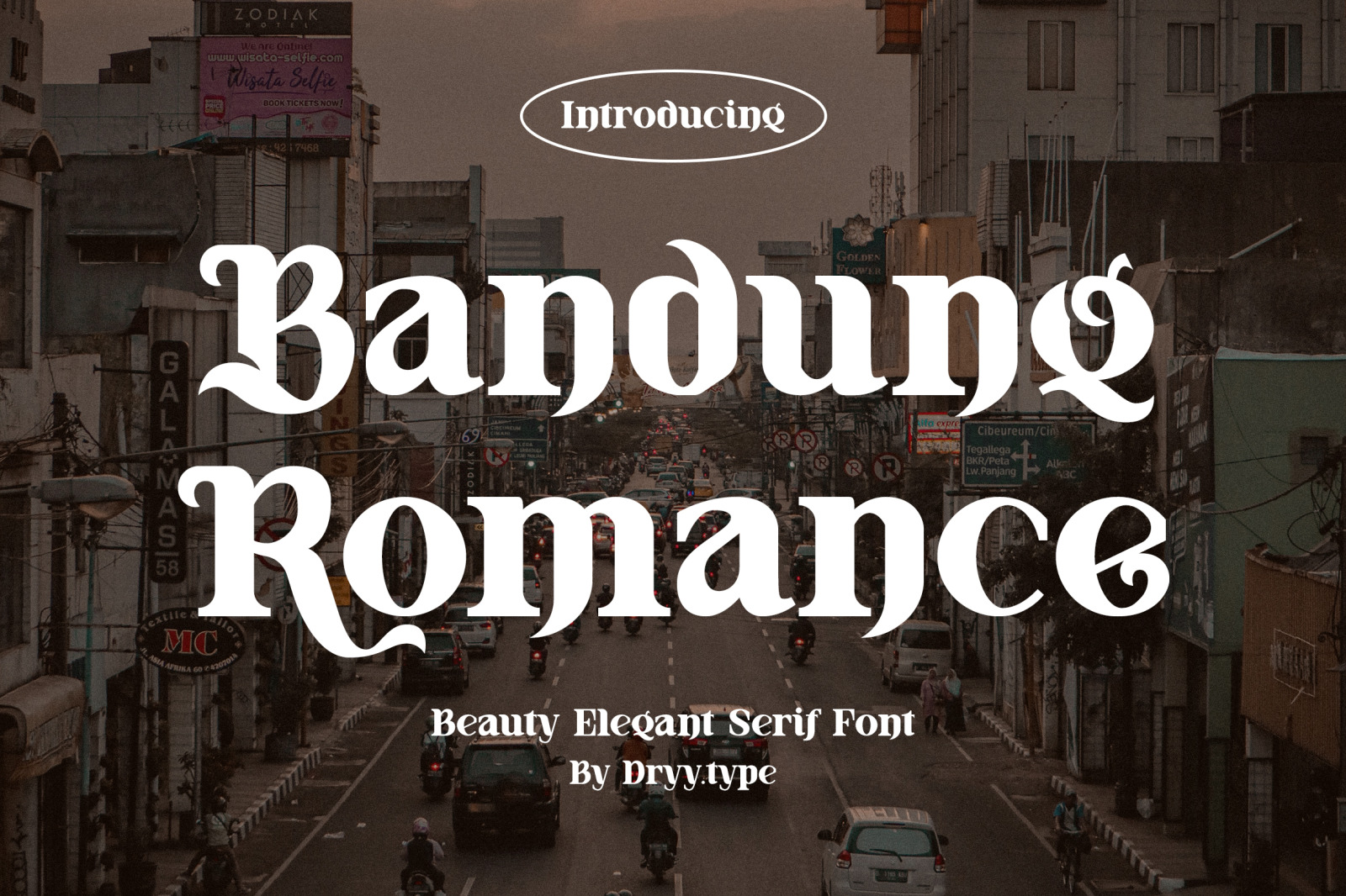 Bandung Romance - Serif Display Font Bandung Romance - Serif Display Font