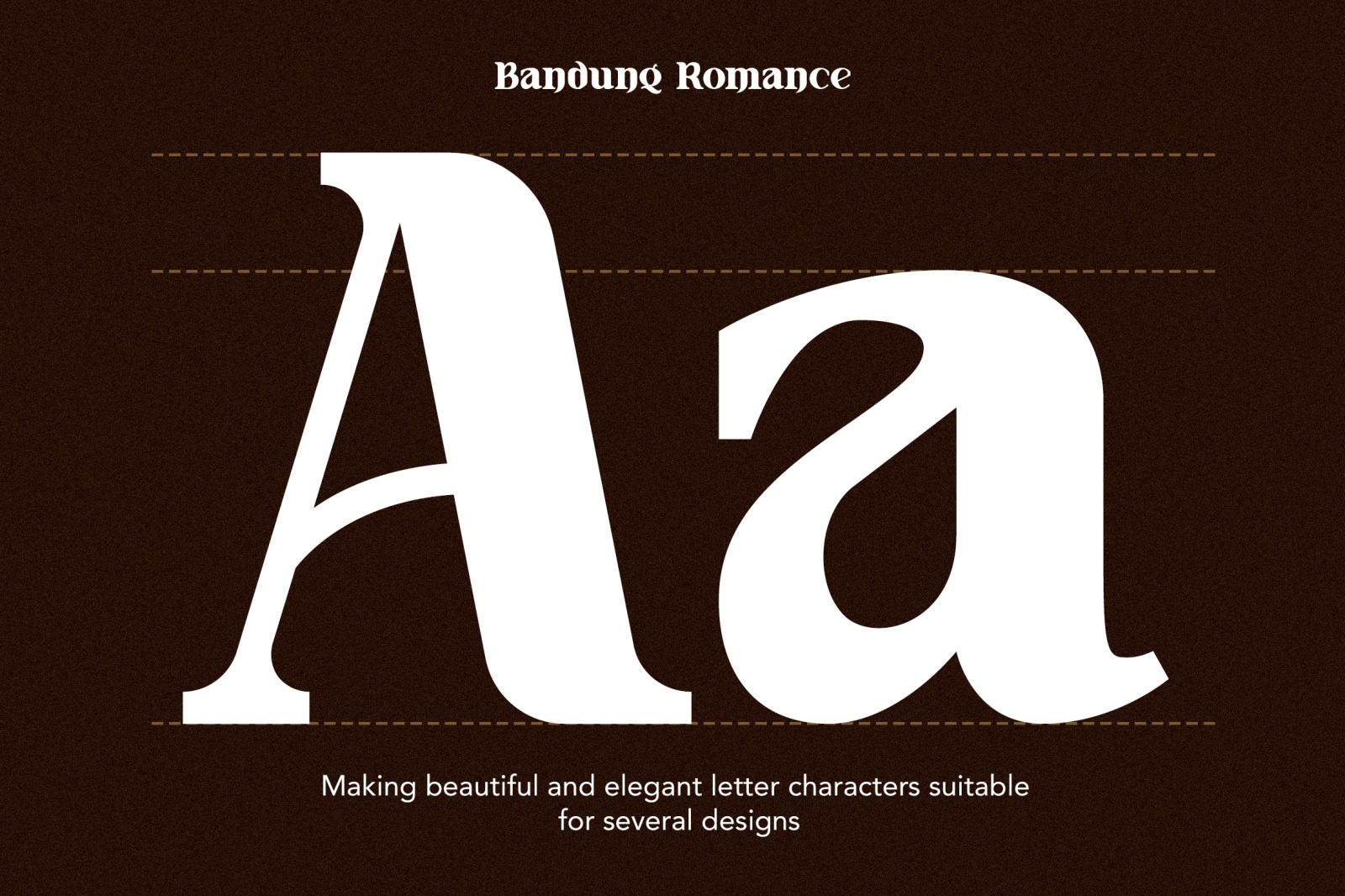 Bandung Romance - Serif Display Font Bandung Romance - Serif Display Font