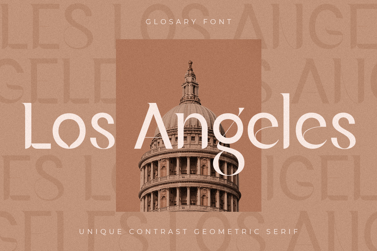 Glosary – Unique Contrast Geometric Serif Glosary – Unique Contrast Geometric Serif