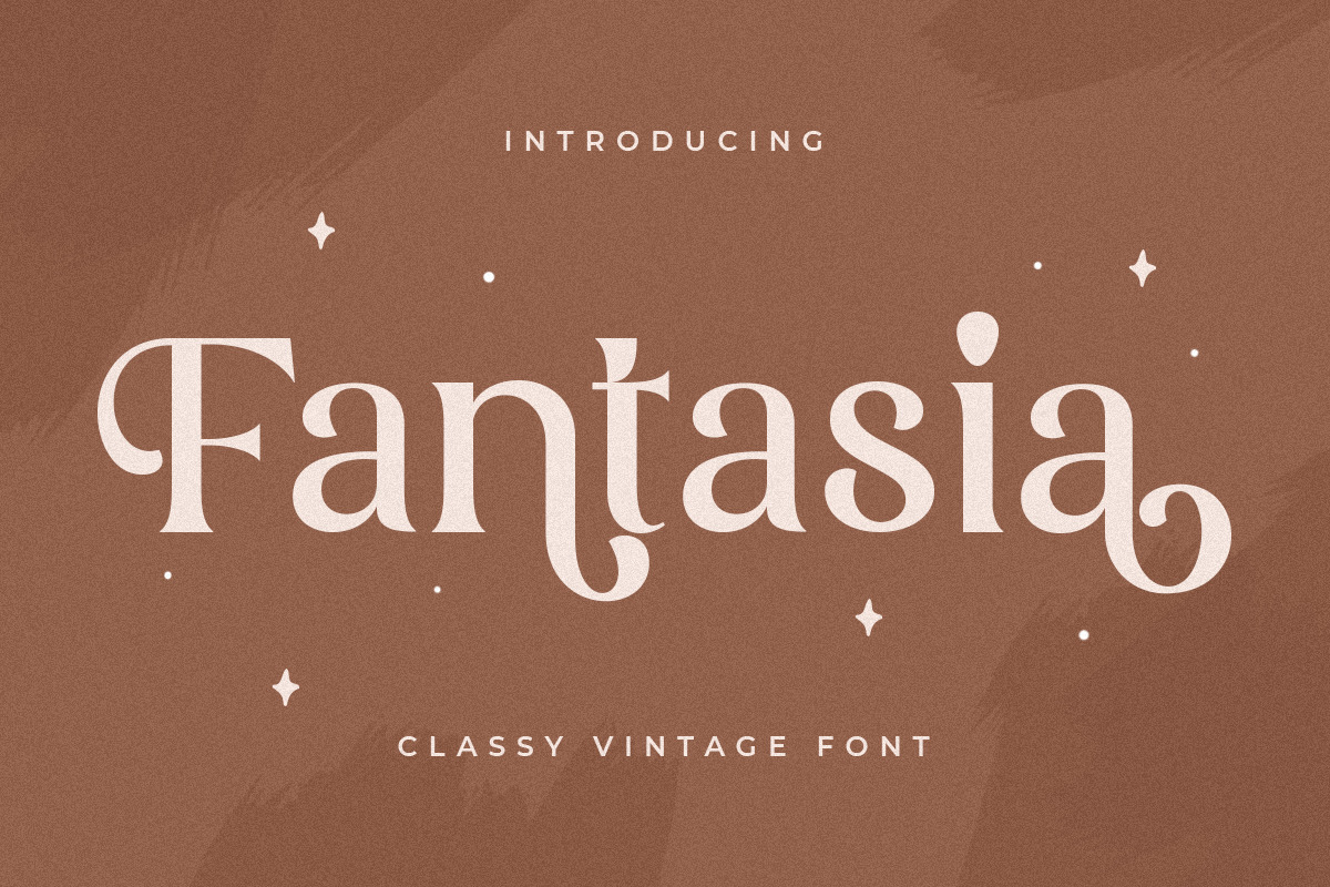 Fantasia - Classy Vintage Font Fantasia - Classy Vintage Font