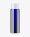 Blue Glass Essential Oil Bottle Mockup