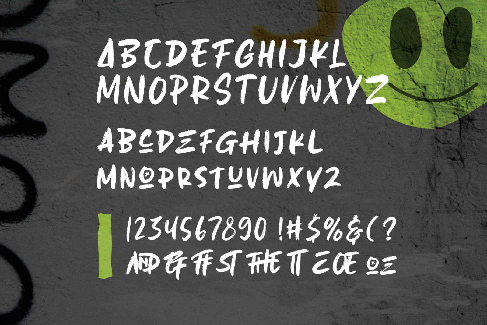 Desimate Stronger - Brush Serif Desimate Stronger - Brush Serif