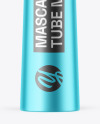 Matte Metallic Mascara Tube Mockup