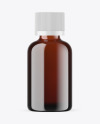 Amber Glass Essential Oil Bottle Mockup