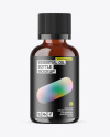 Amber Glass Essential Oil Bottle Mockup