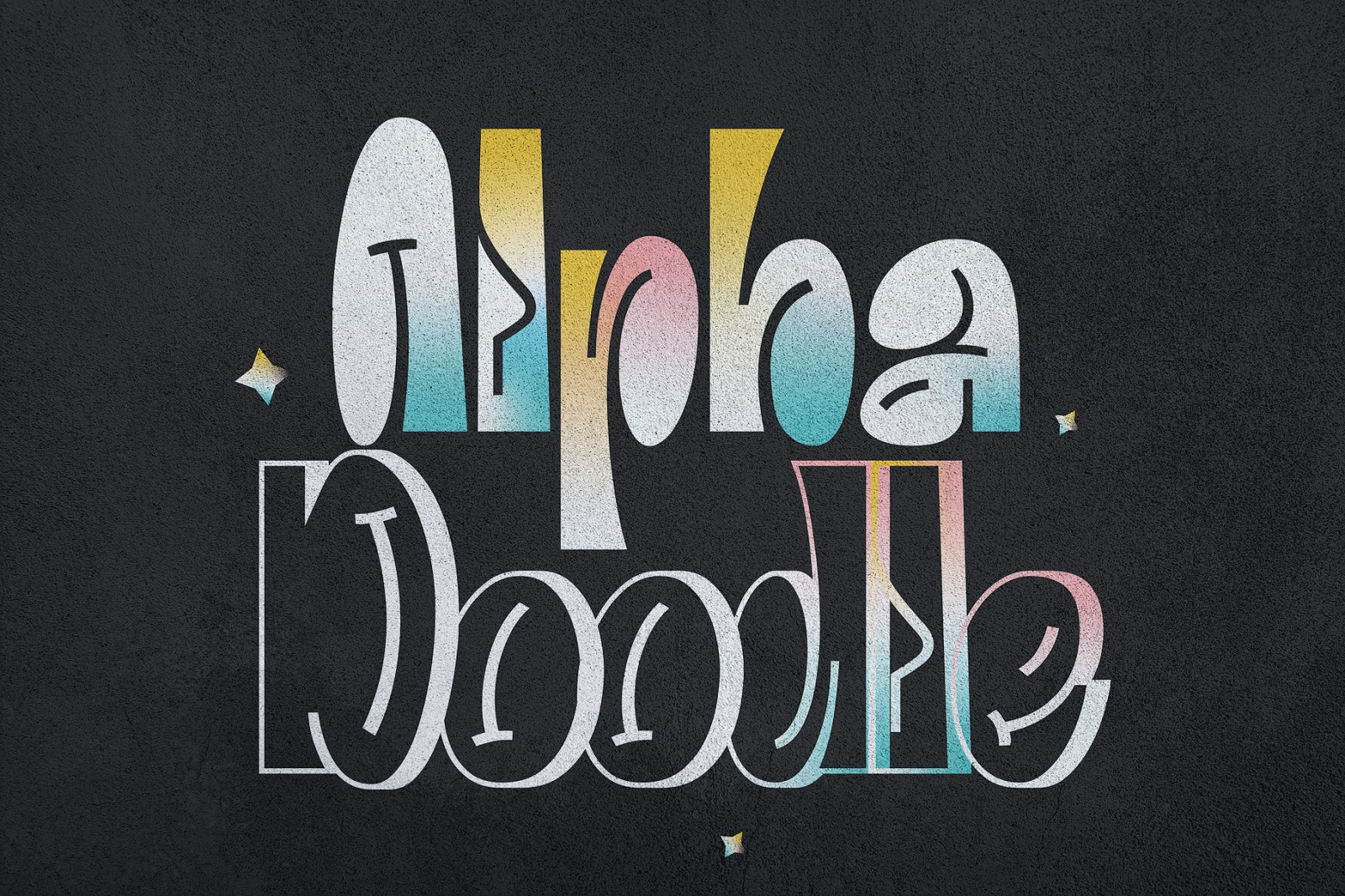 Alpha Doodle - Graffiti Typeface Alpha Doodle - Graffiti Typeface