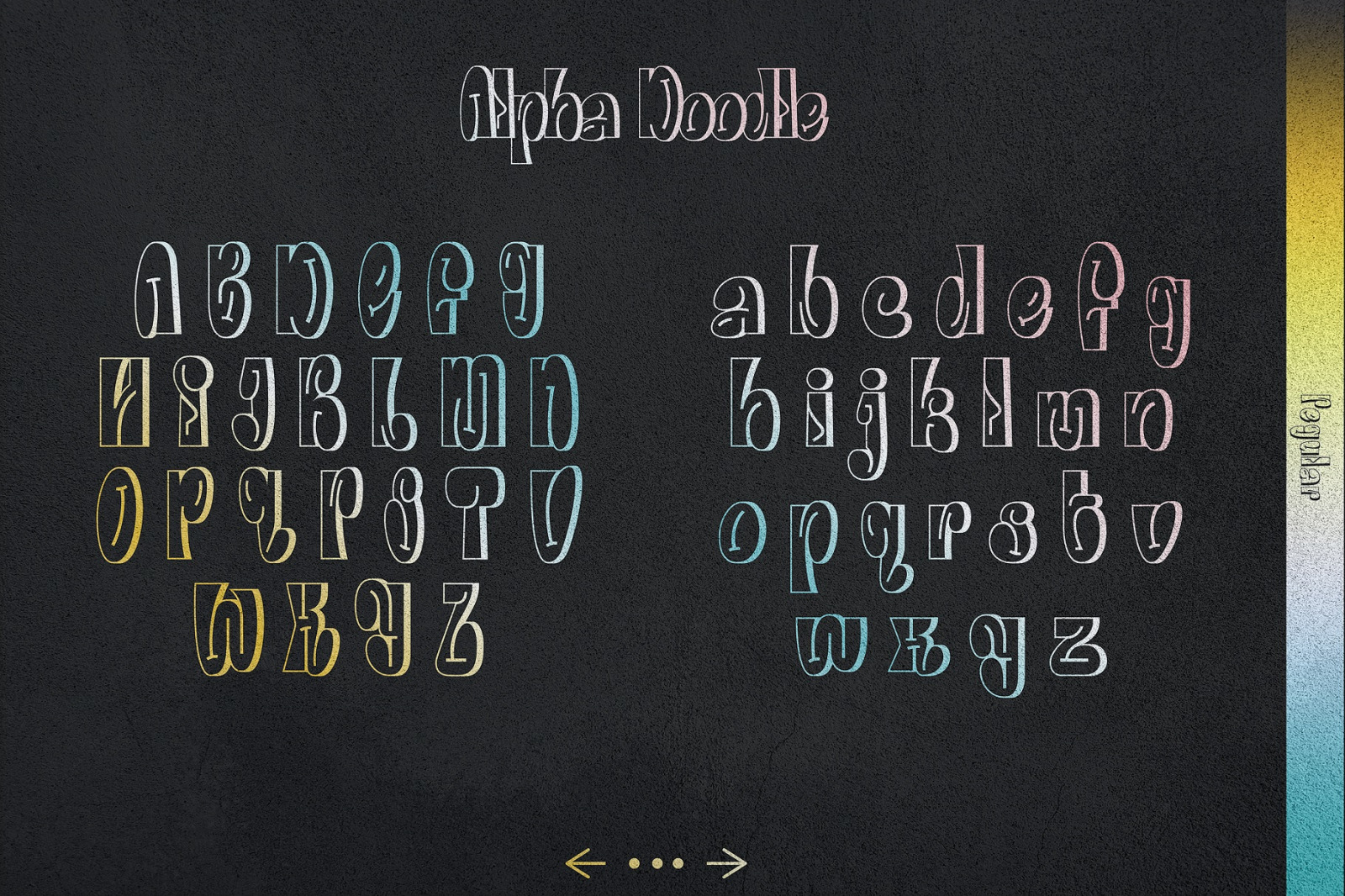 Alpha Doodle - Graffiti Typeface Alpha Doodle - Graffiti Typeface