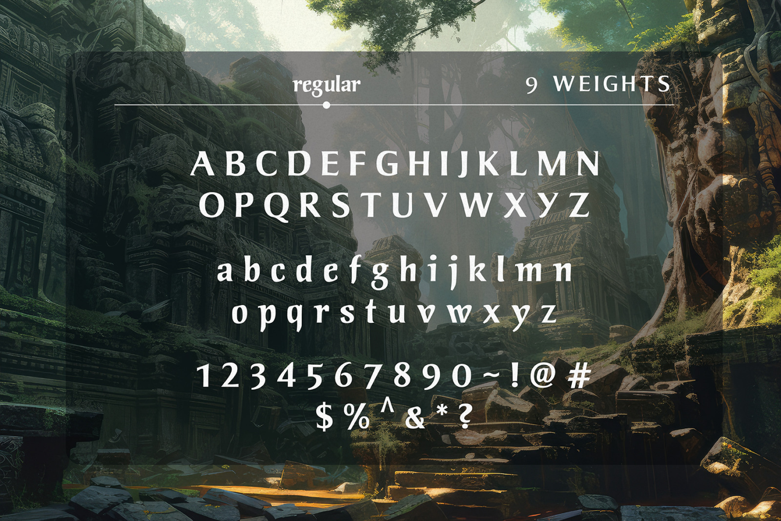 Angkor Dynasty - Asian Inspired Font Angkor Dynasty - Asian Inspired Font