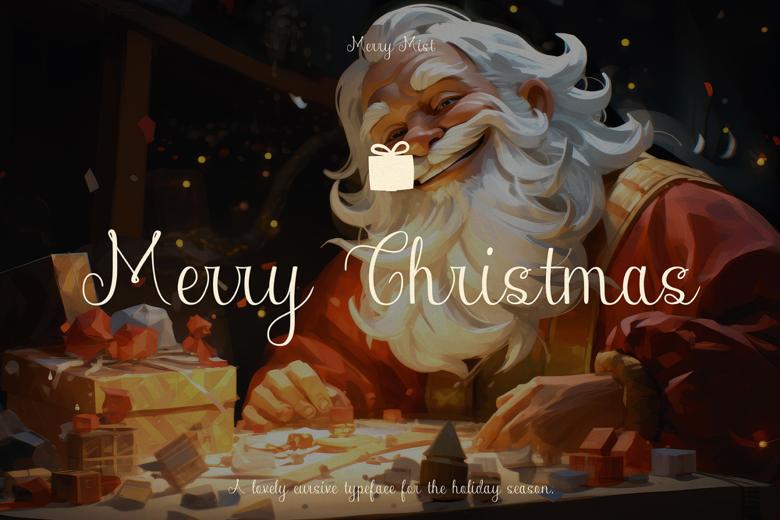 Merry Mist - Holiday Script Typeface Merry Mist - Holiday Script Typeface