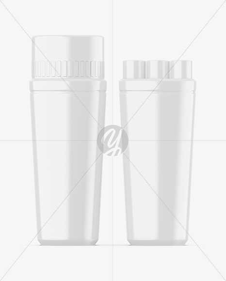Glossy Three Joint Holder Case Mockup