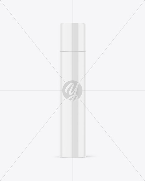 Glossy Paper Tube Mockup