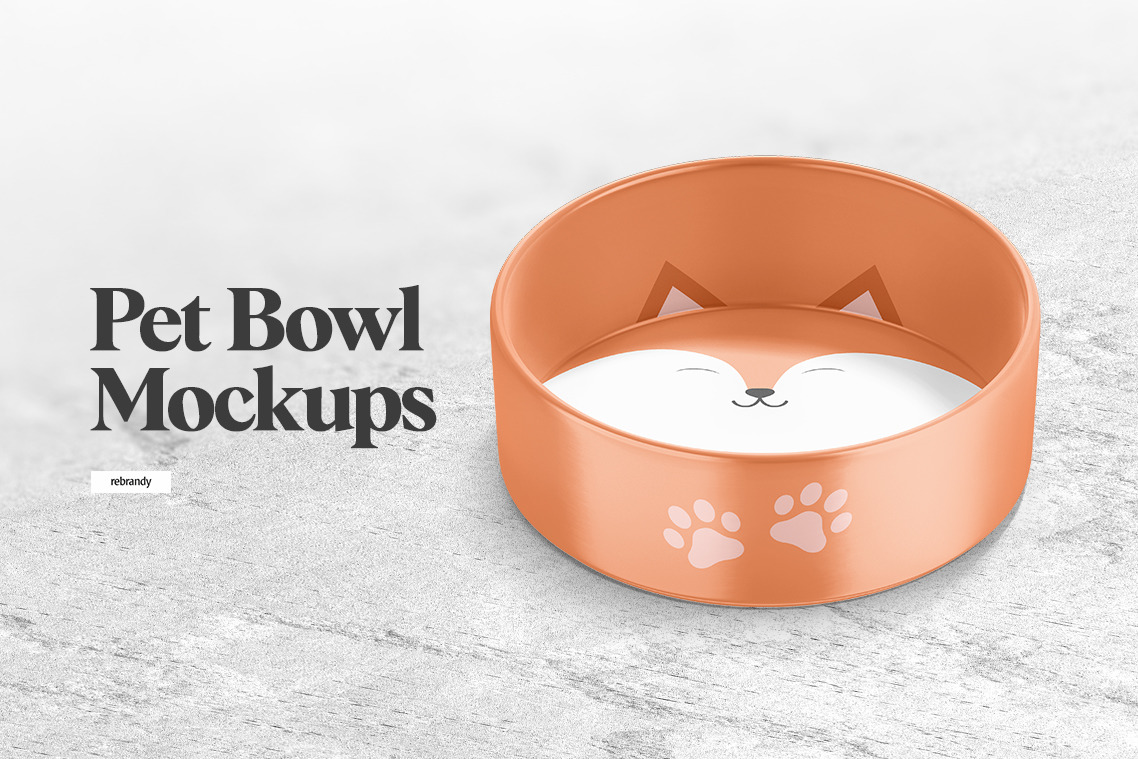 Pet Bowl Mockups Pet Bowl Mockups