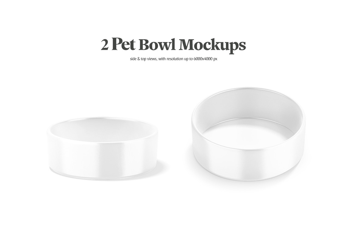 Pet Bowl Mockups Pet Bowl Mockups