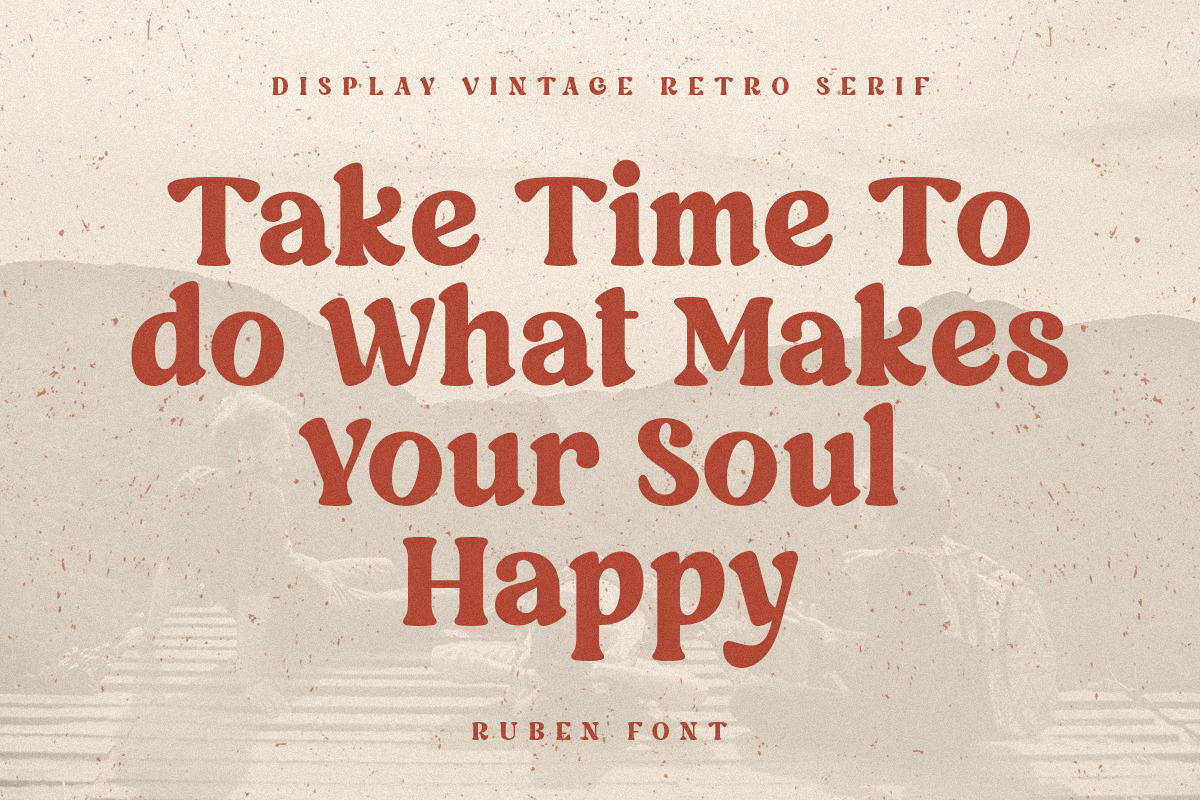 Ruben - Display Vintage Retro Serif