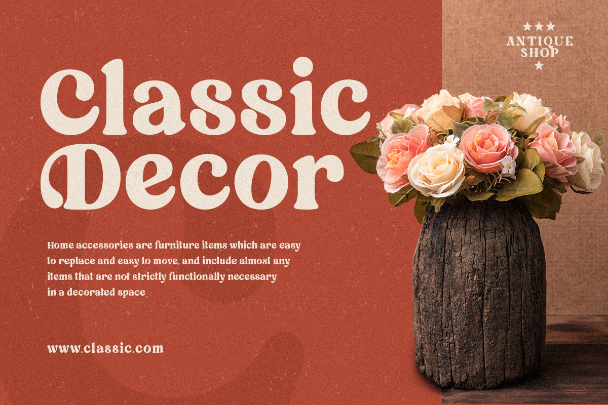 Ruben - Display Vintage Retro Serif Ruben - Display Vintage Retro Serif
