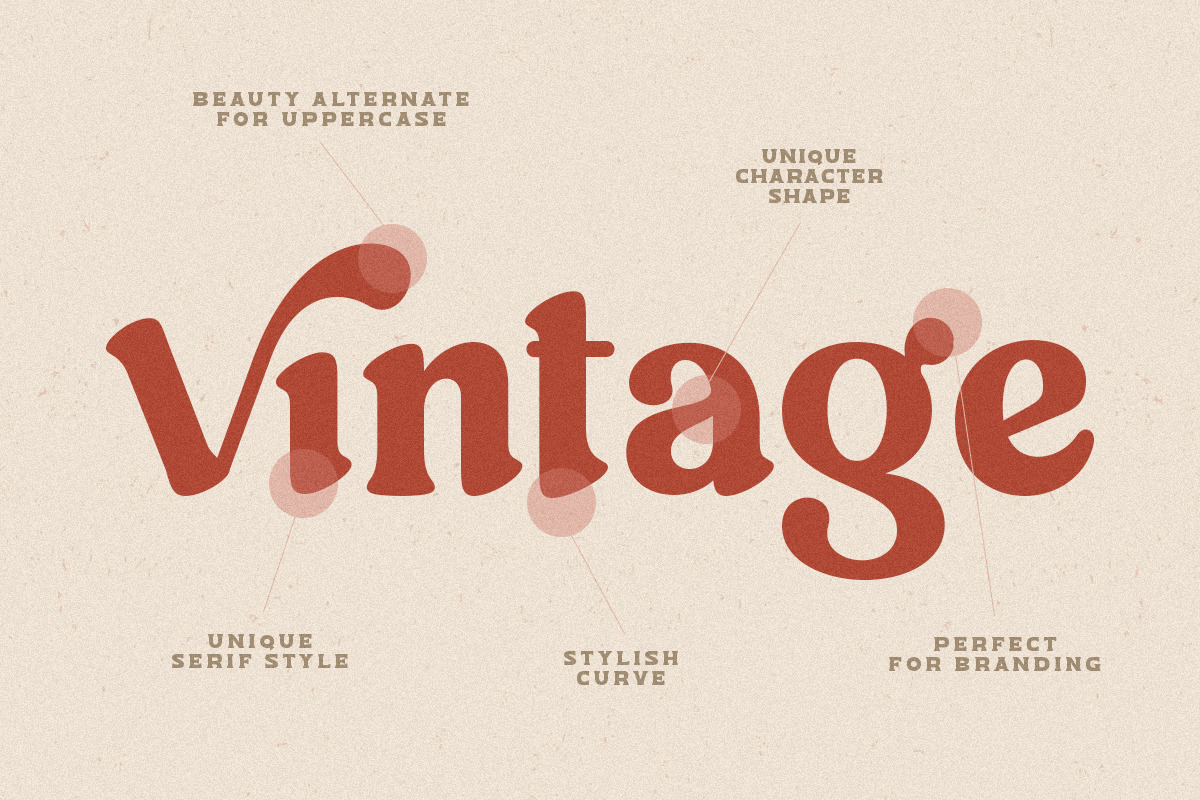 Ruben - Display Vintage Retro Serif