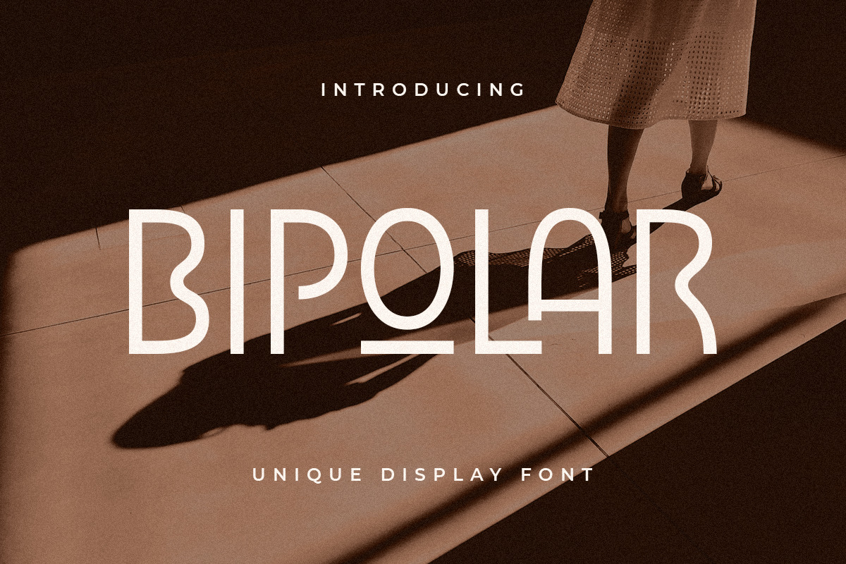 Bipolar - Unique Display Font Bipolar - Unique Display Font