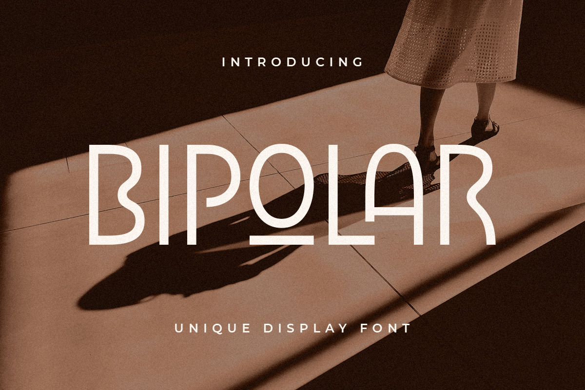 Bipolar - Unique Display Font