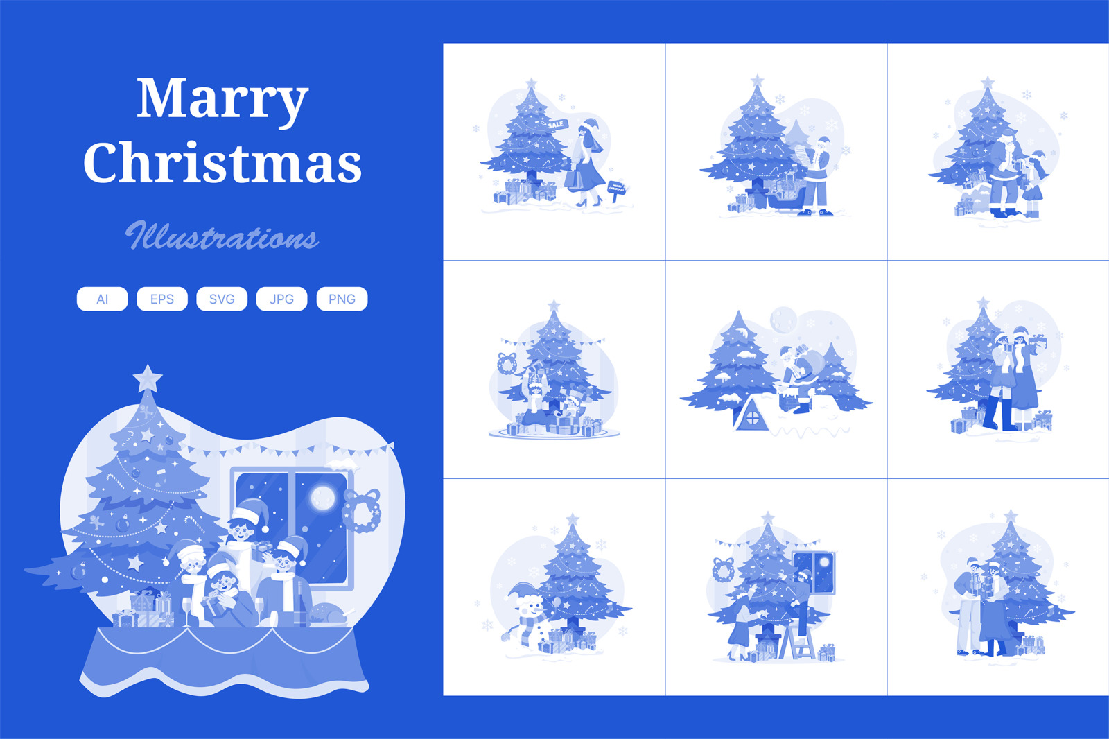 M539_Merry Christmas Illustration Pack M539_Merry Christmas Illustration Pack