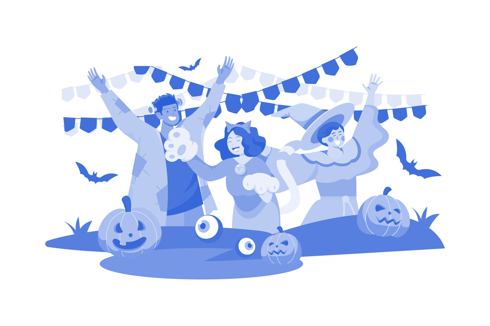 M538_ Halloween Illustration Pack