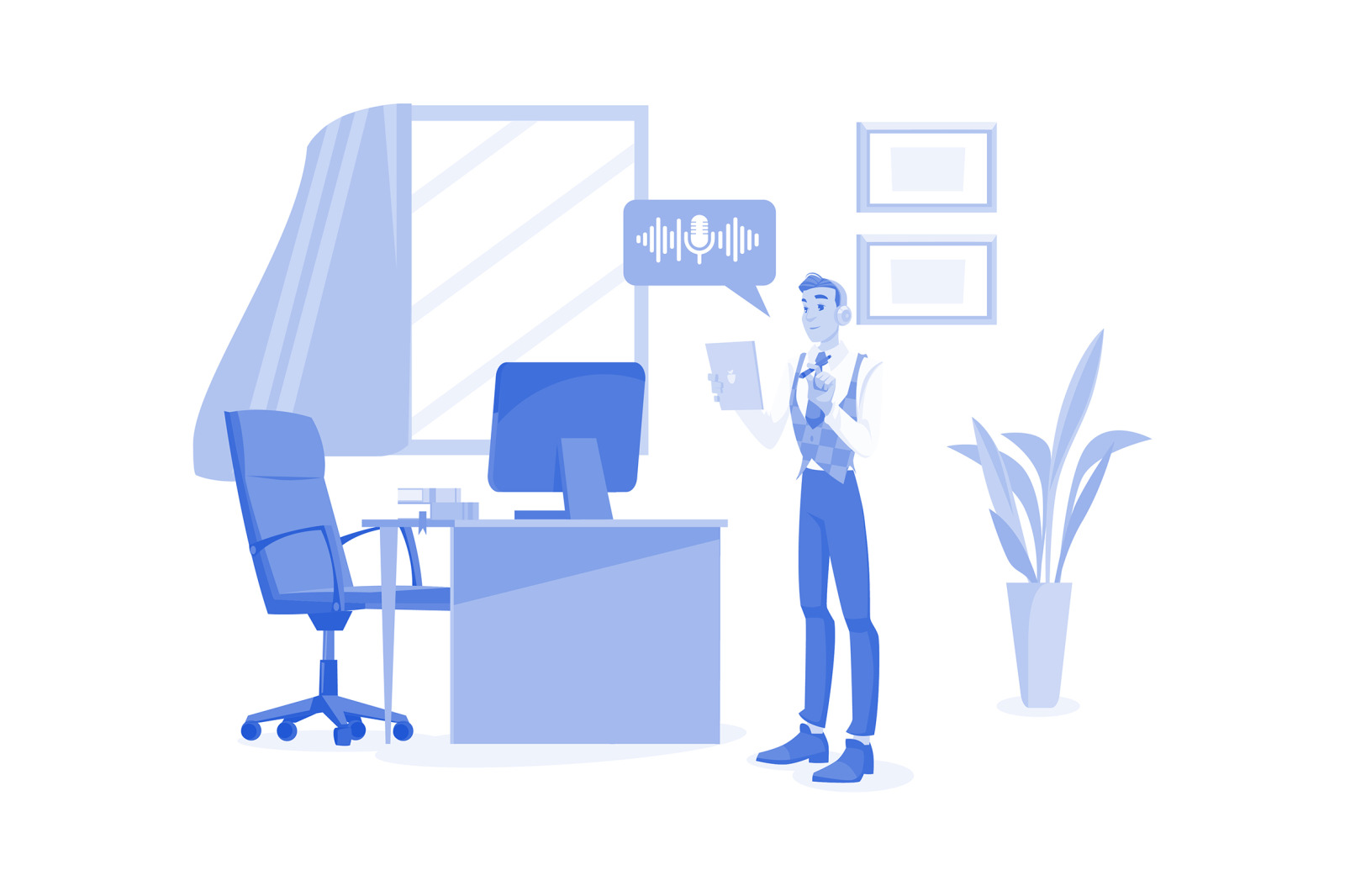 M536_Live Stream & Podcast Illustration Pack M536_Live Stream & Podcast Illustration Pack