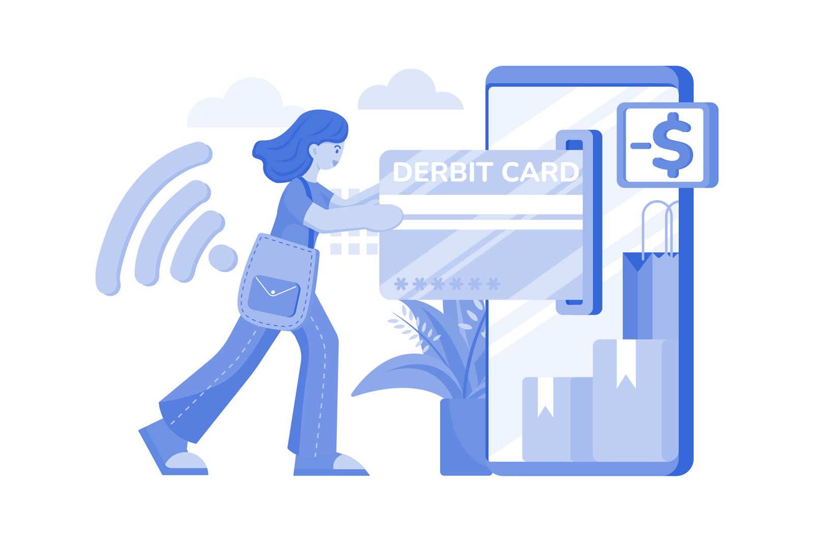 M535_Shopping Online Illustration Pack M535_Shopping Online Illustration Pack