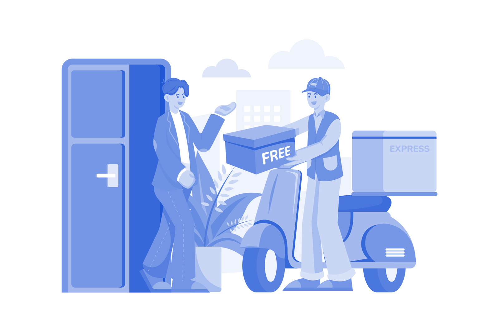 M535_Shopping Online Illustration Pack M535_Shopping Online Illustration Pack