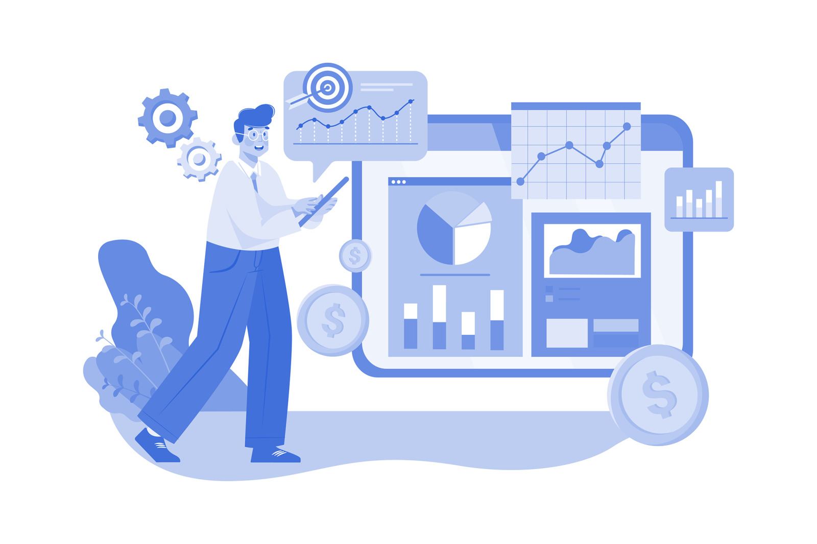 M533_Stock Market Illustration Pack M533_Stock Market Illustration Pack
