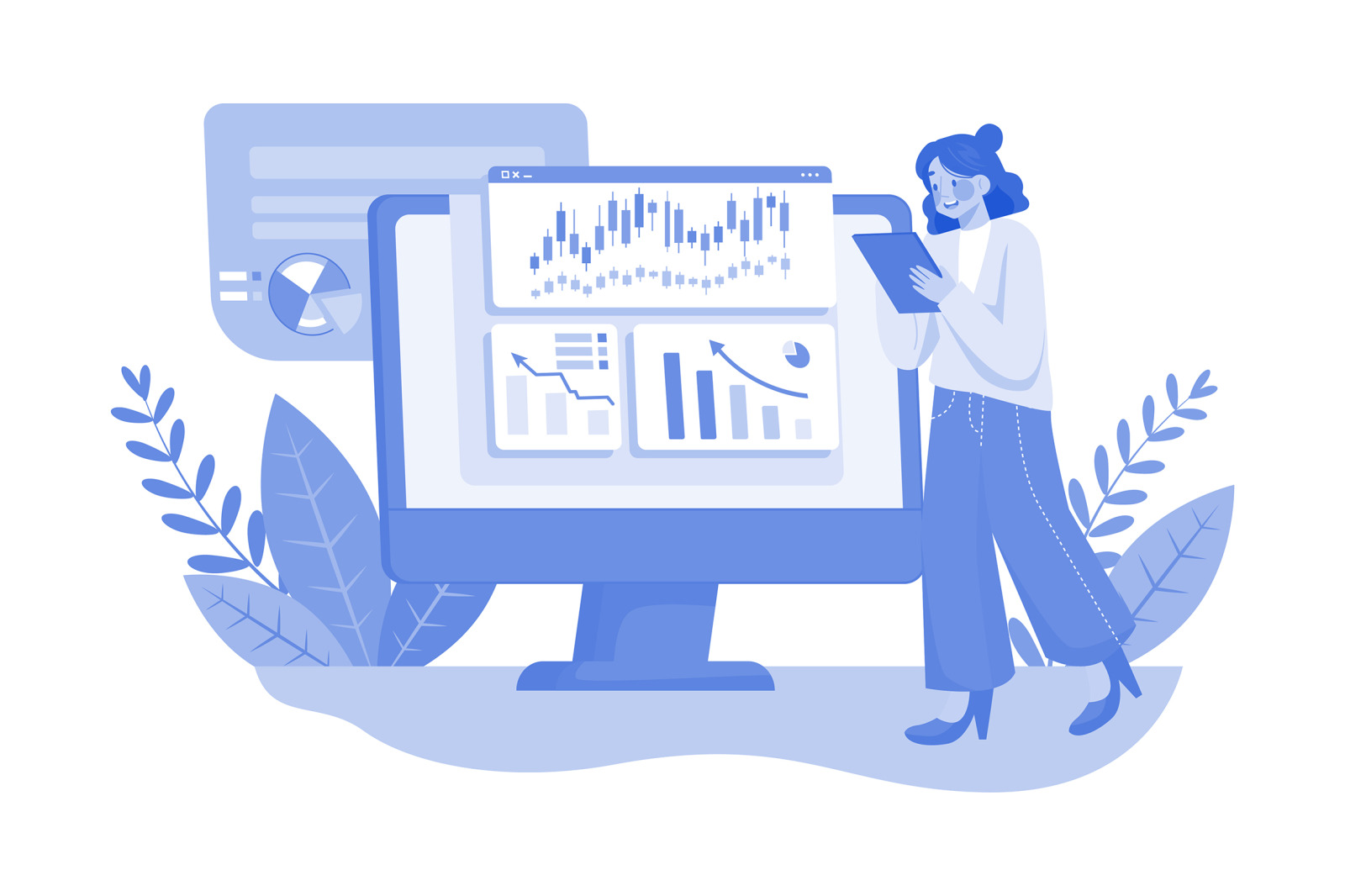 M533_Stock Market Illustration Pack