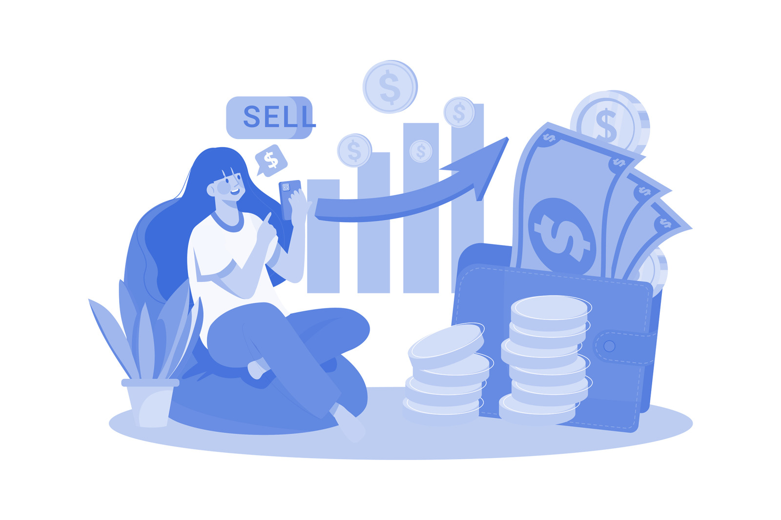 M533_Stock Market Illustration Pack