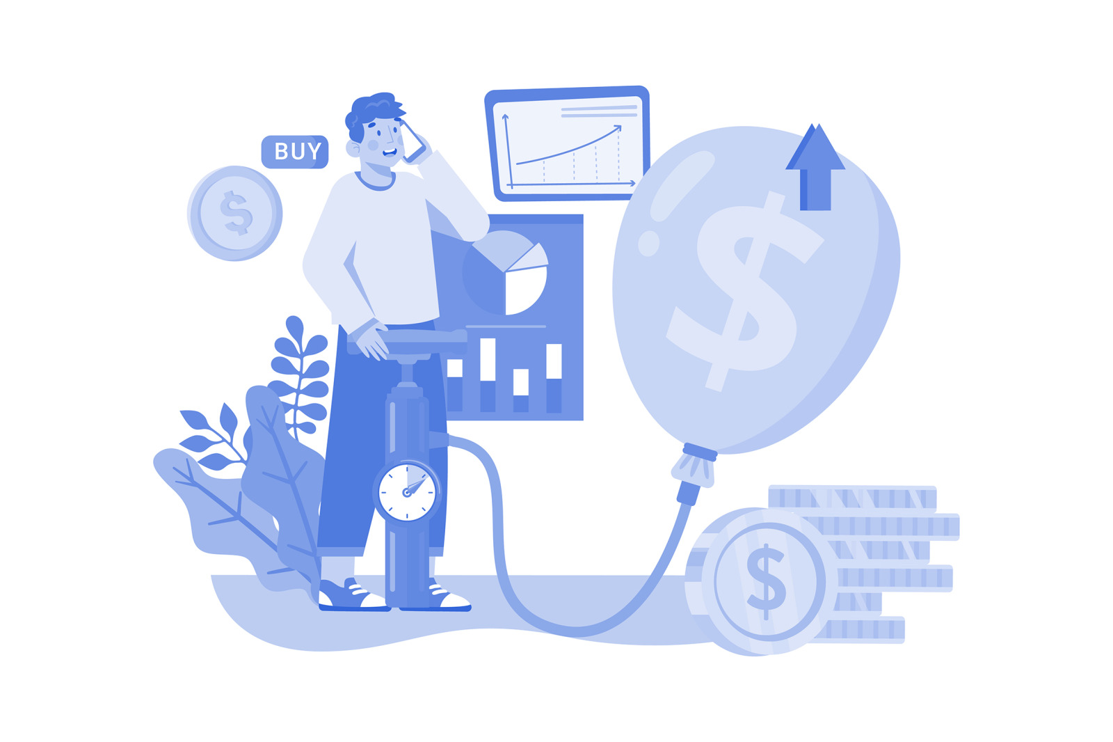 M533_Stock Market Illustration Pack