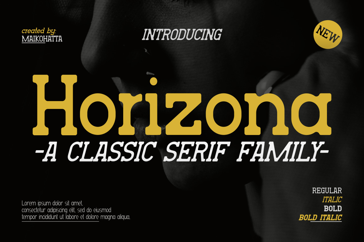 Horizona - Classic Serif Family Horizona - Classic Serif Family