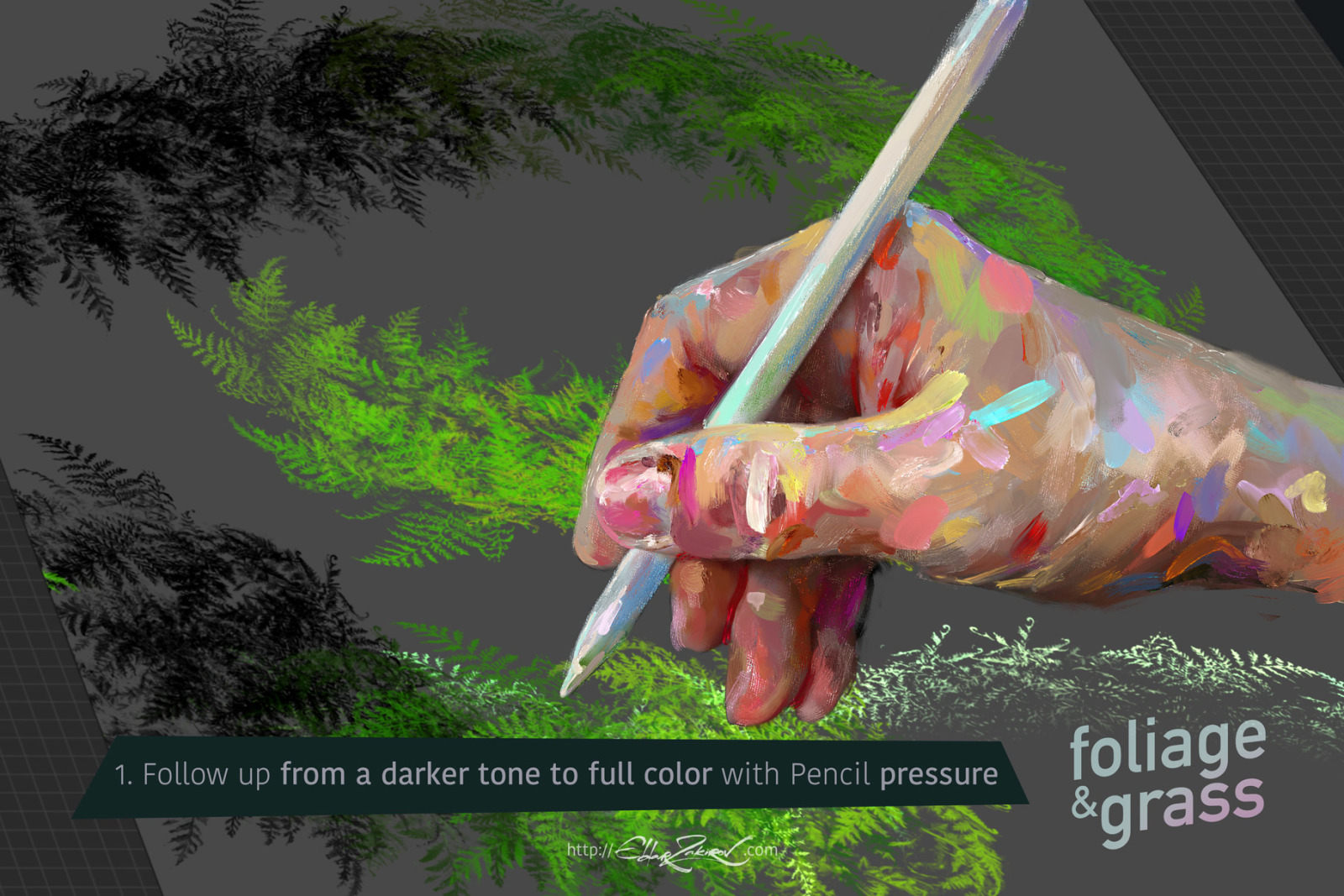 Foliage & Grass: 60 Foliage, Grass and Moss brushes for Procreate Foliage & Grass: 60 Foliage, Grass and Moss brushes for Procreate