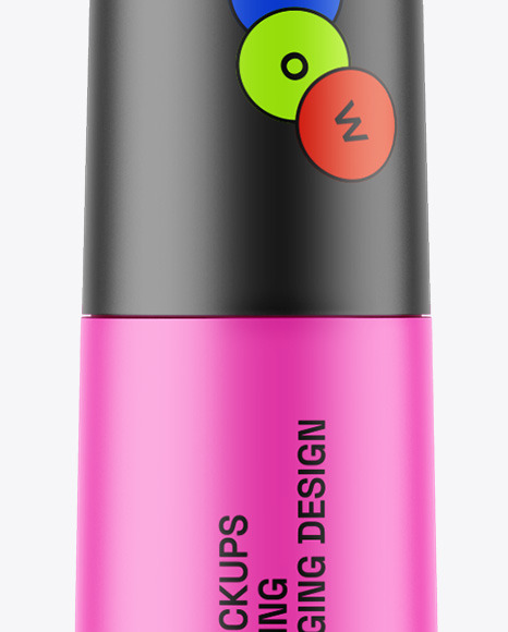 Matte Mascara Tube Mockup