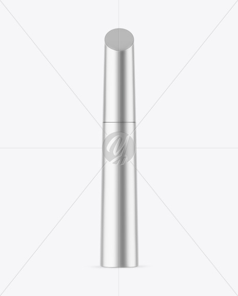 Matte Metallic Mascara Tube Mockup