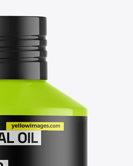 Glossy Essential Oil Bottle Mockup