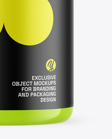 Glossy Essential Oil Bottle Mockup