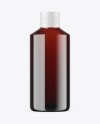 Dark Amber Glass Essential Oil Bottle Mockup