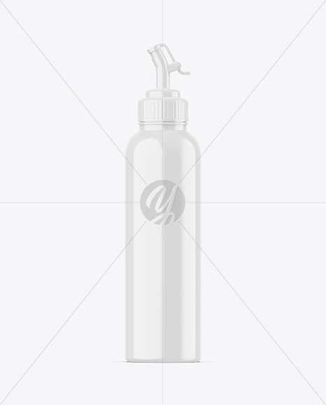 Glossy Oil Dispenser Bottle Mockup
