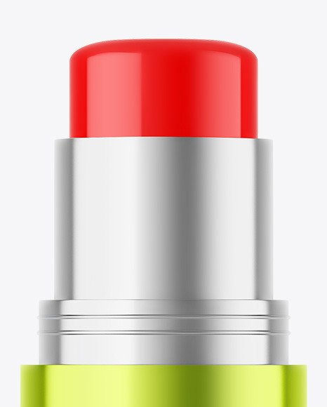 Metallic Lipstick Mockup