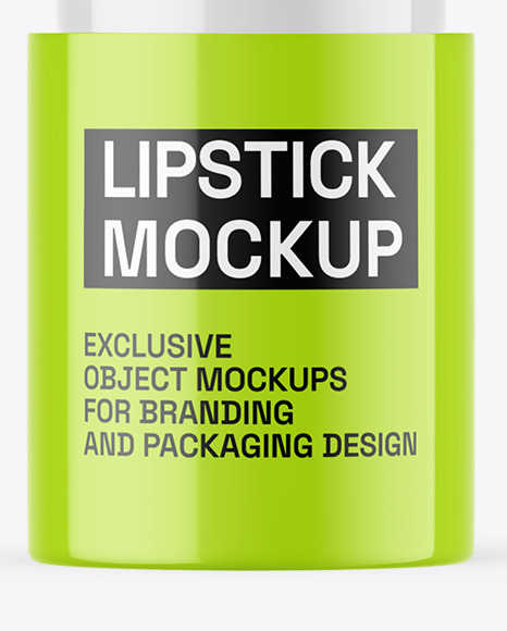 Glossy Lipstick Mockup