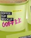 Coffee Cup Holder Mockup