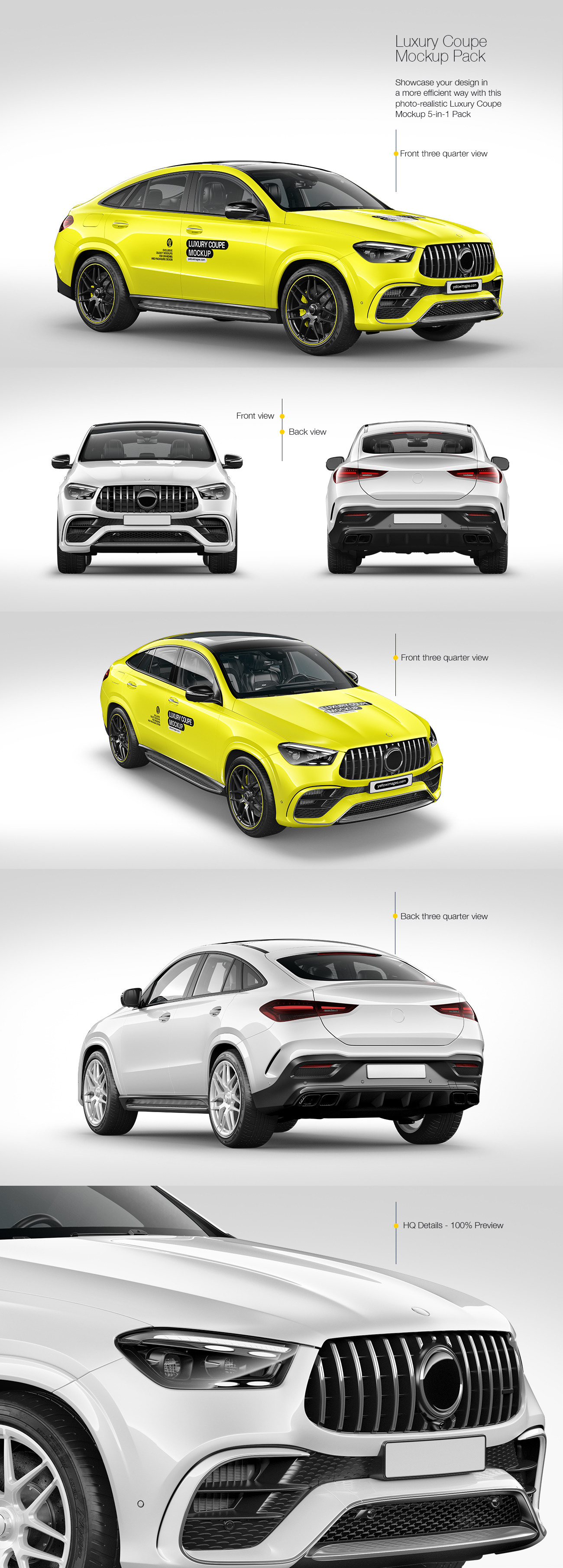 Luxure Coupe Mockup - Pack Luxure Coupe Mockup - Pack