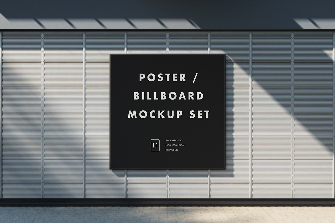 Poster / Billboard Mockup Set