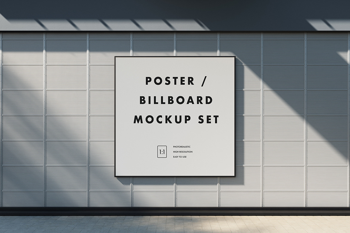 Poster / Billboard Mockup Set