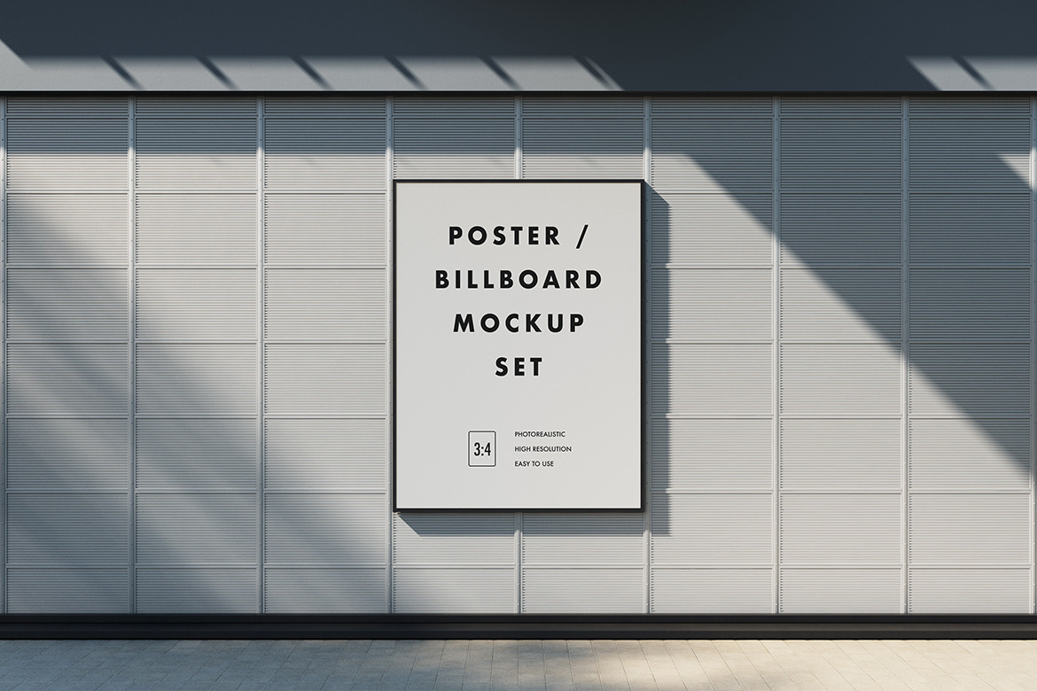 Poster / Billboard Mockup Set